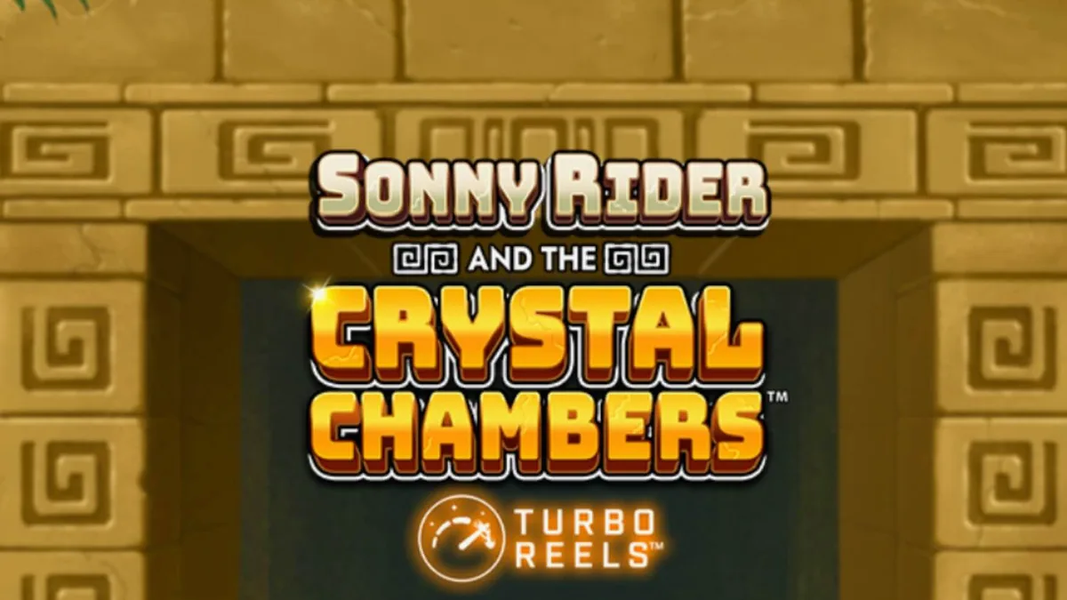 Explorador em frente a um templo asteca no slot Sonny Rider & The Crystal Chambers