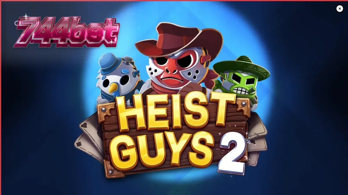Heist Guys 2 slot machine interface featuring western theme